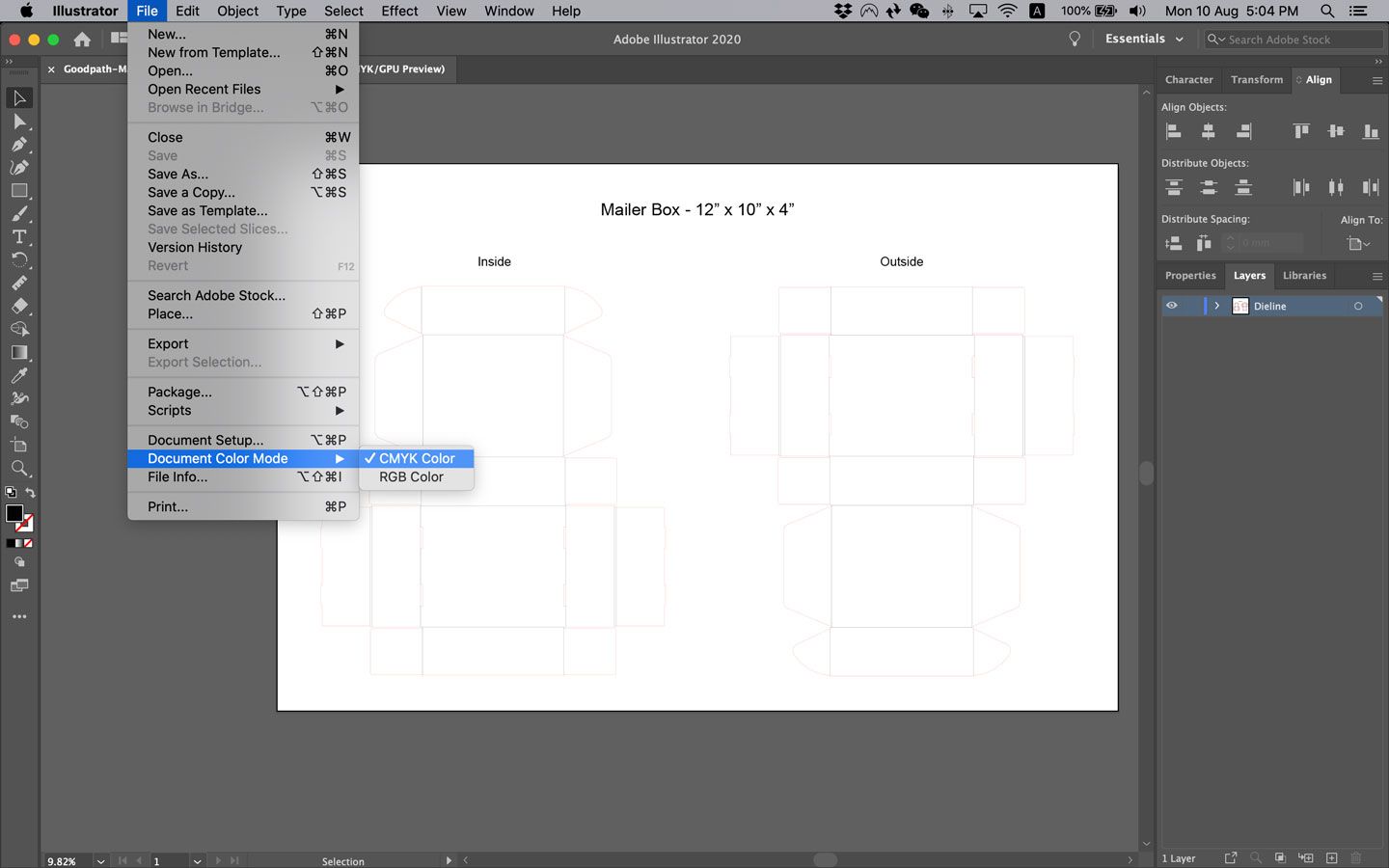 How to Set CMYK Color Mode in Adobe Illustrator